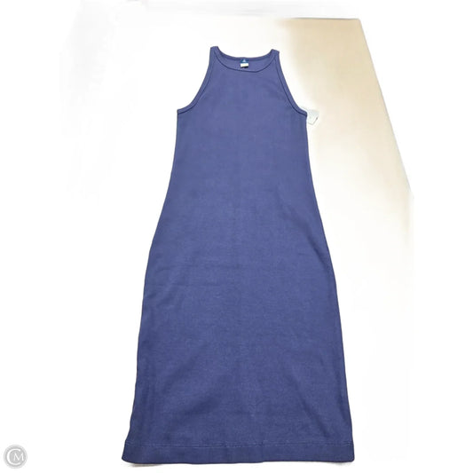 Dress Casual Midi By Old Navy In Blue, Size: M