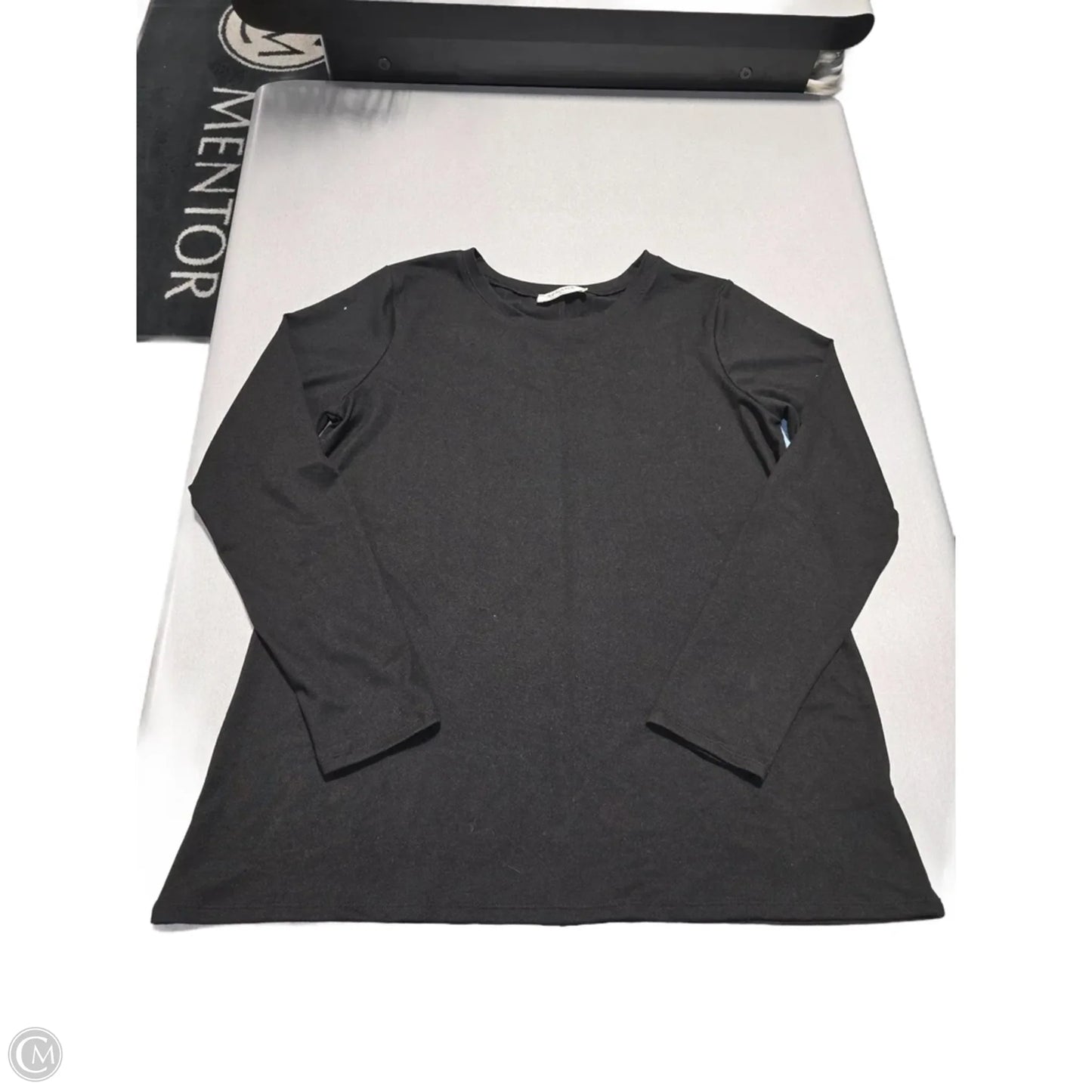 Top Long Sleeve Basic By Zenana In Black, Size: L