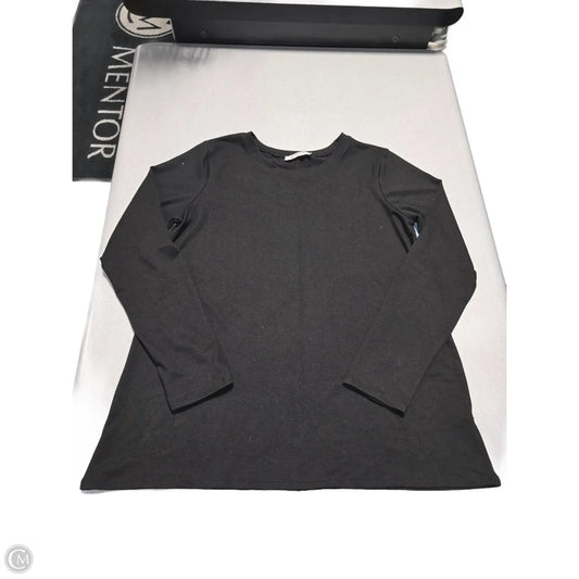 Top Long Sleeve Basic By Zenana In Black, Size: L