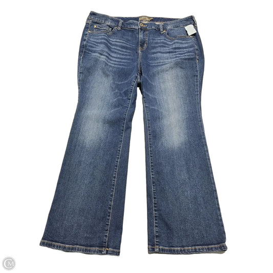 Jeans Boot Cut By Torrid In Blue Denim, Size: 18