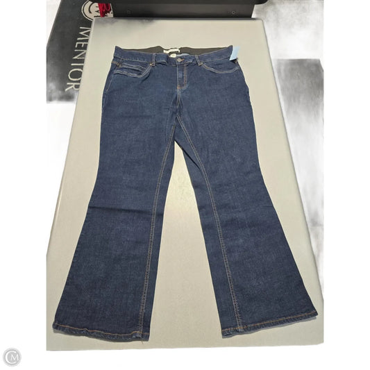 Jeans Flared By C Est. 1946 In Blue Denim, Size: 18