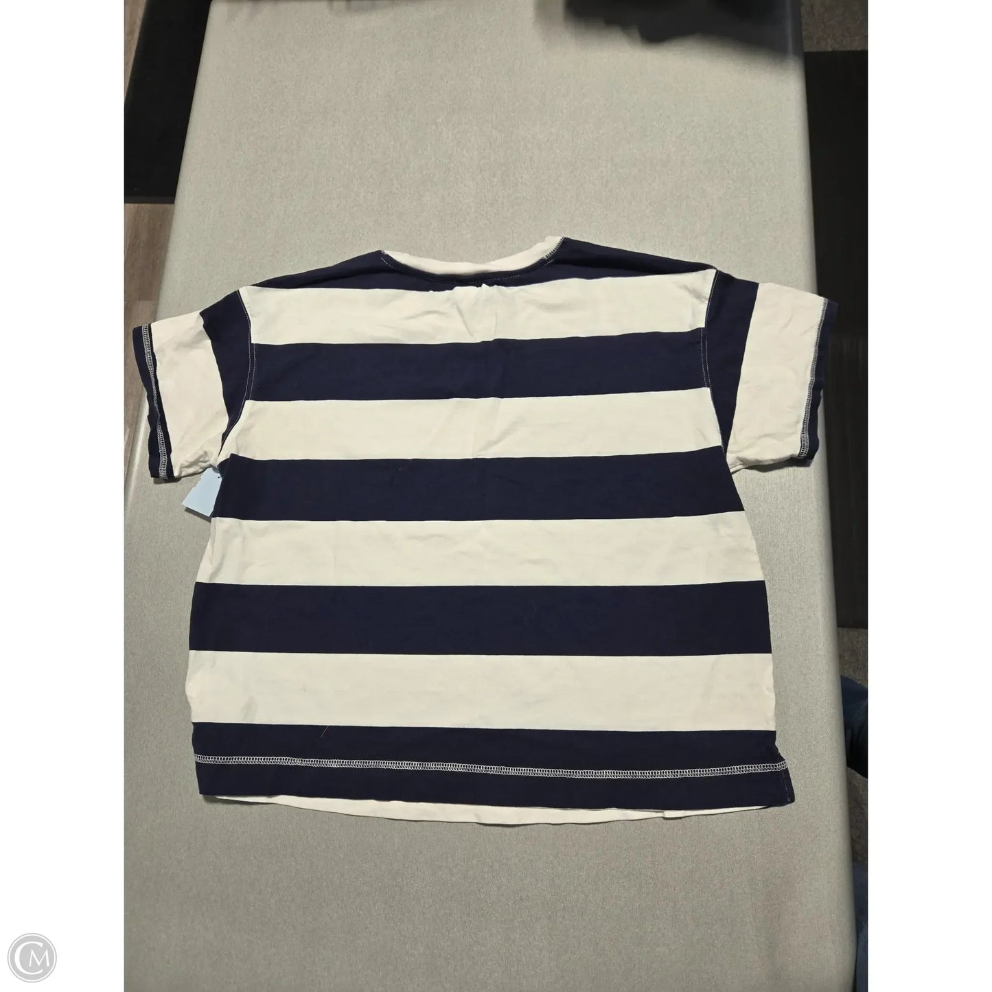 Top Short Sleeve Basic By Old Navy In Striped Pattern, Size: Xl