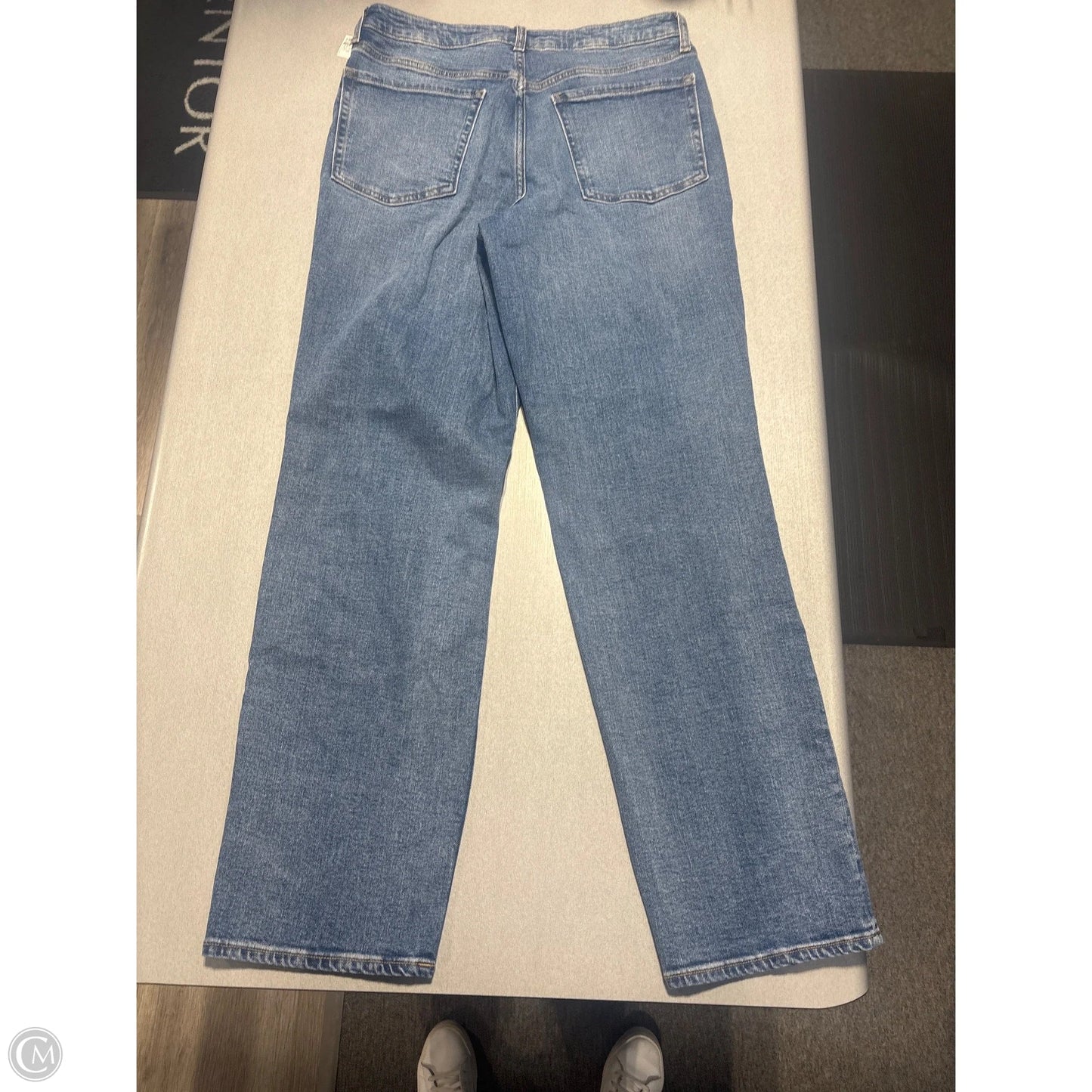 Jeans Straight By Old Navy In Blue Denim, Size: 12l