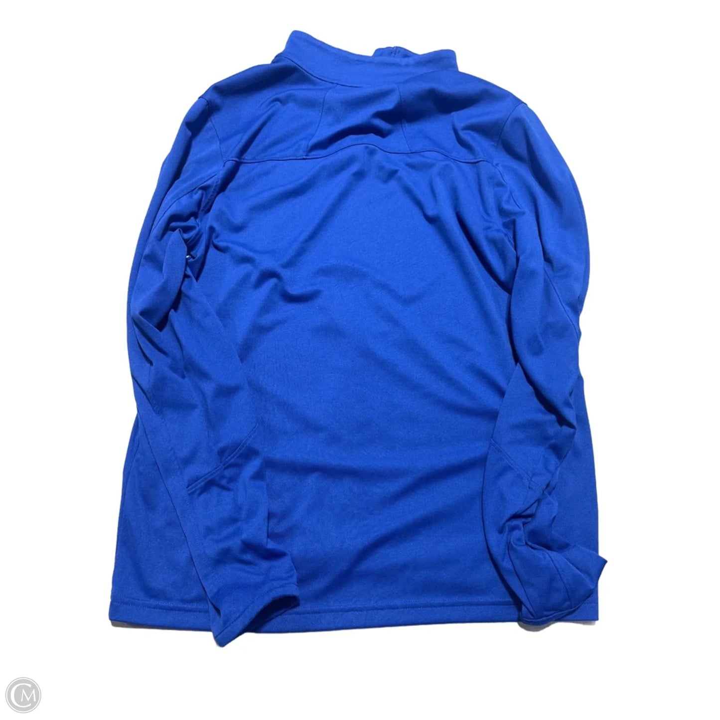 Top Long Sleeve By Under Armour In Blue, Size: M