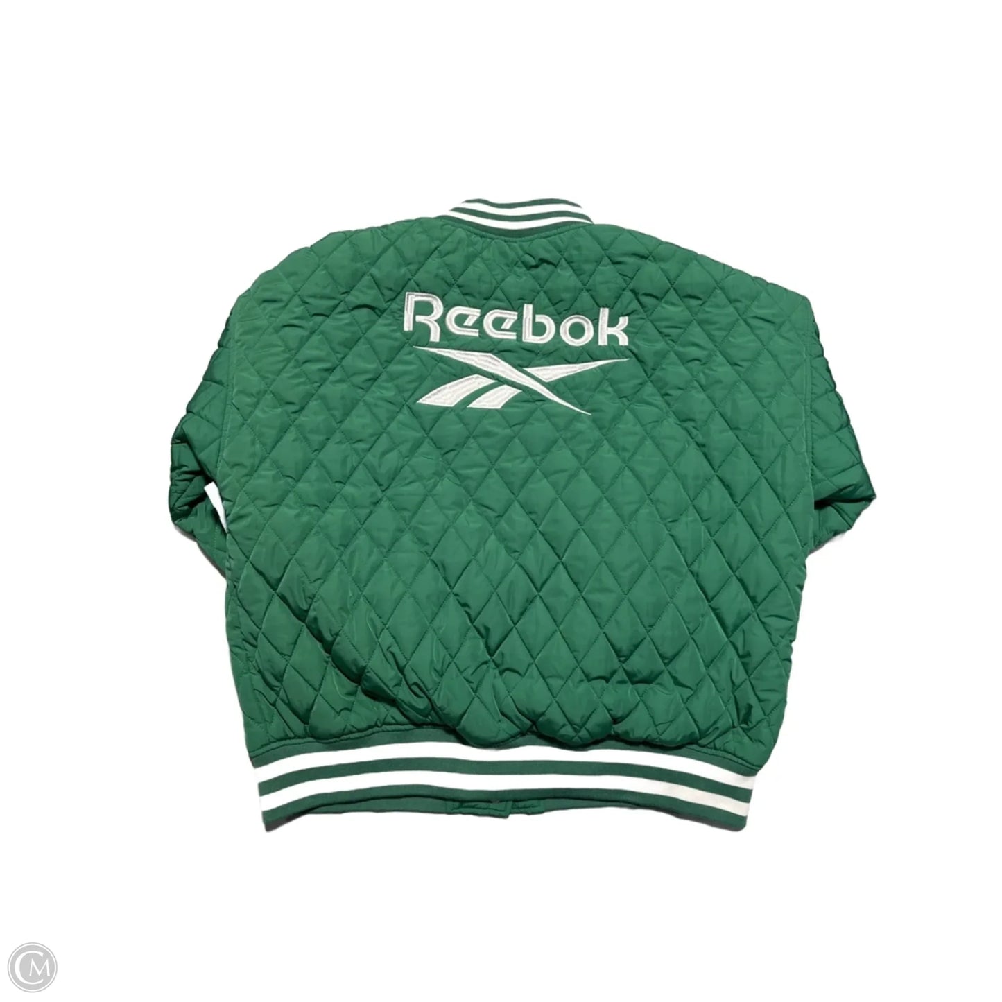 Jacket Puffer & Quilted By Forever 21 In Green, Size: L