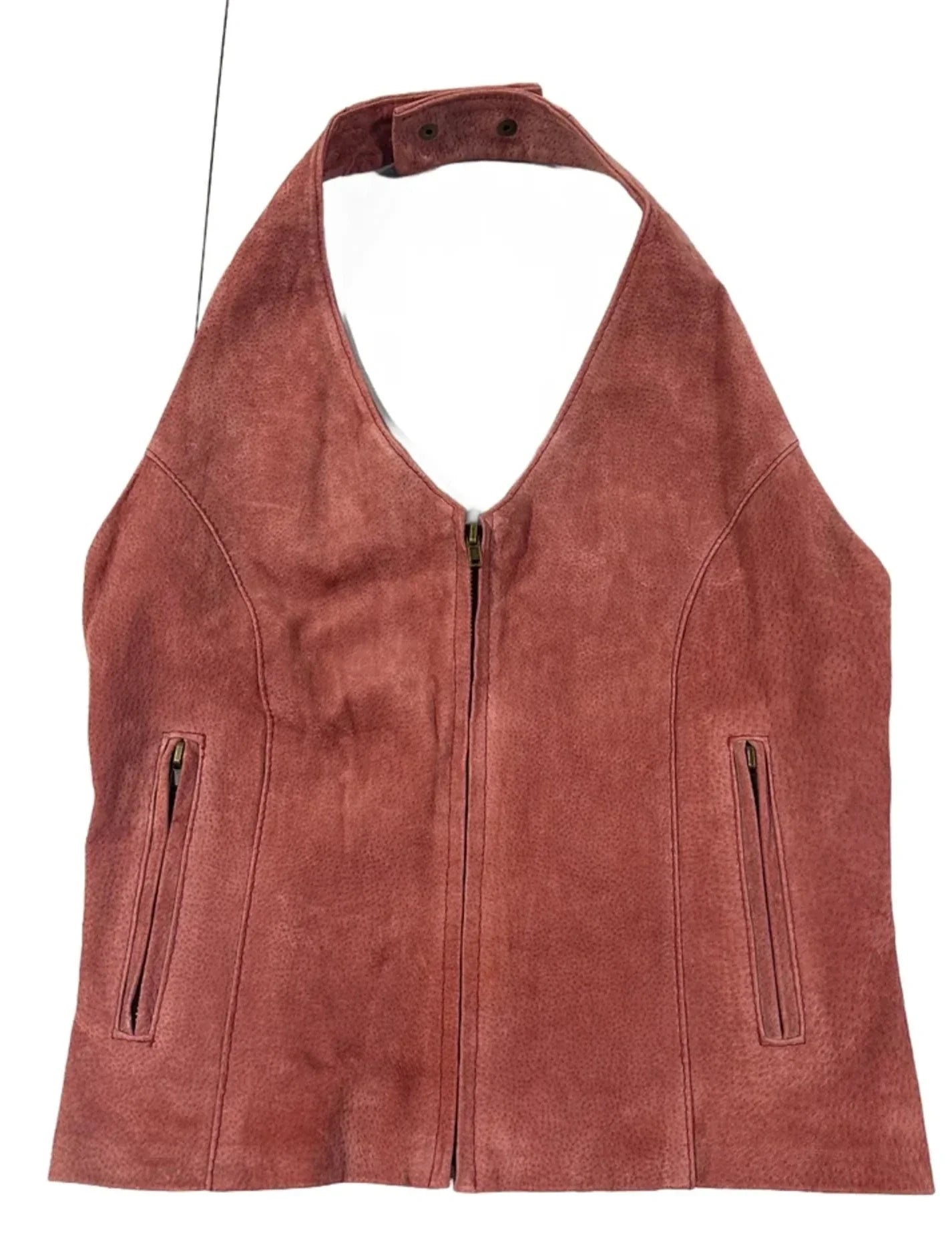 Tank Top By Wilsons Leather In Pink, Size: M