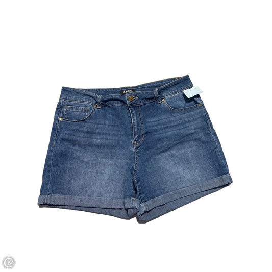 Shorts By D Jeans In Blue Denim, Size: 16