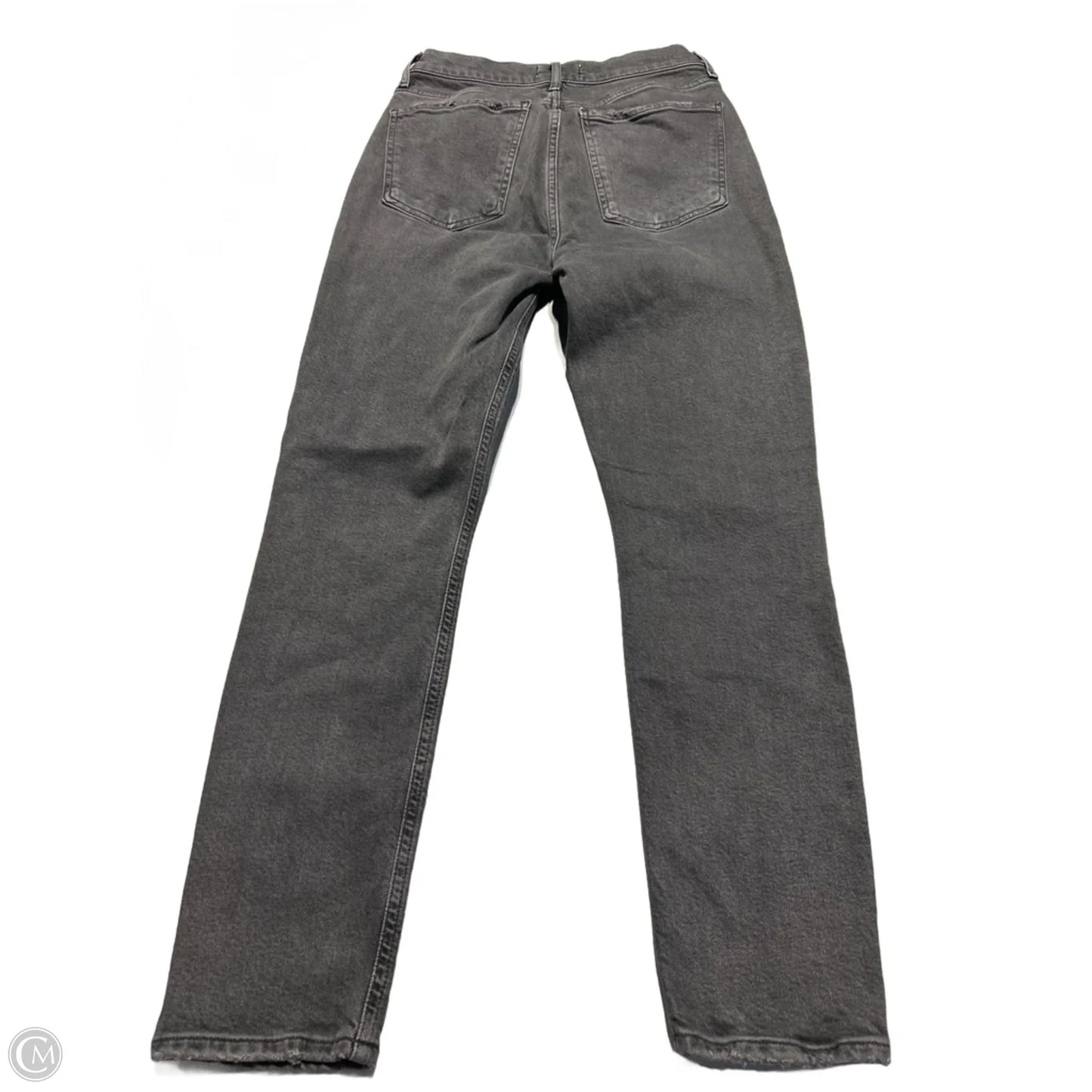 Jeans Skinny By Agolde In Black Denim, Size: 0