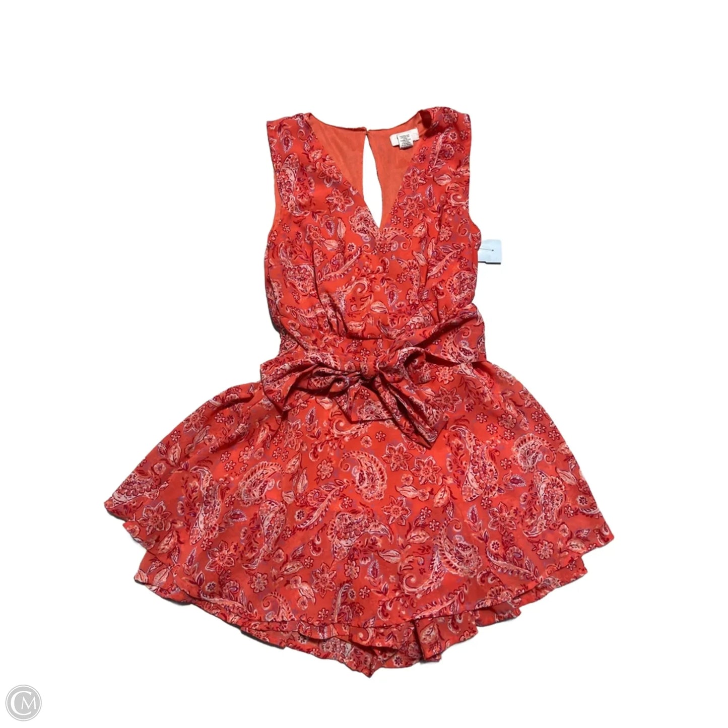 Romper By Japna In Coral, Size: S