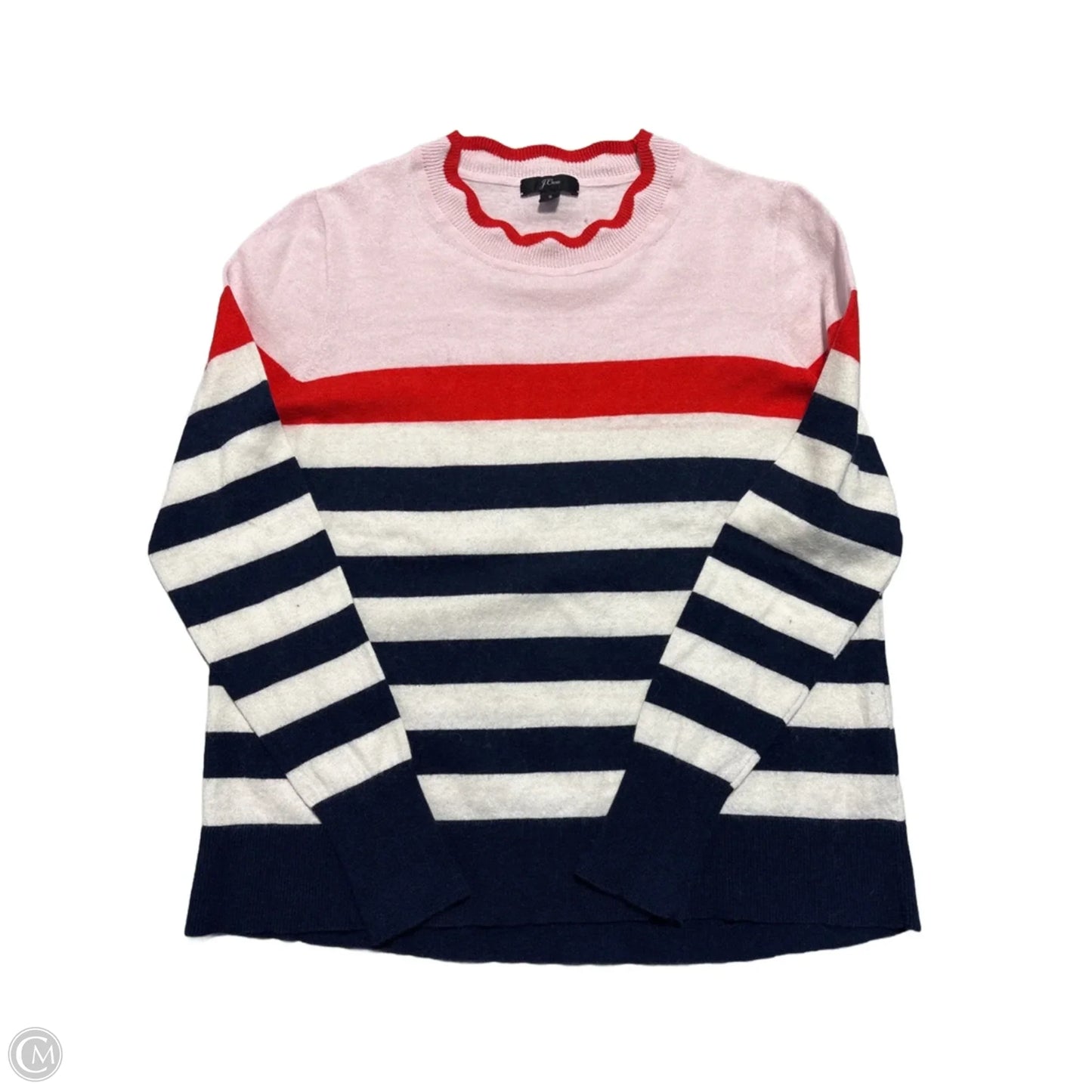 Sweater By J. Crew In Striped Pattern, Size: S