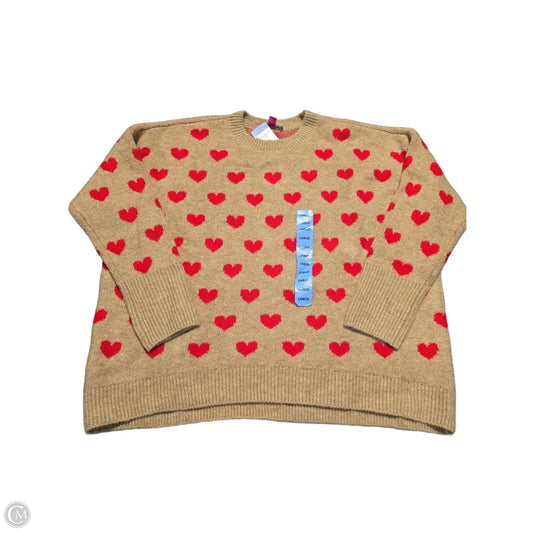 Sweater By Vince Camuto In Tan, Size: L