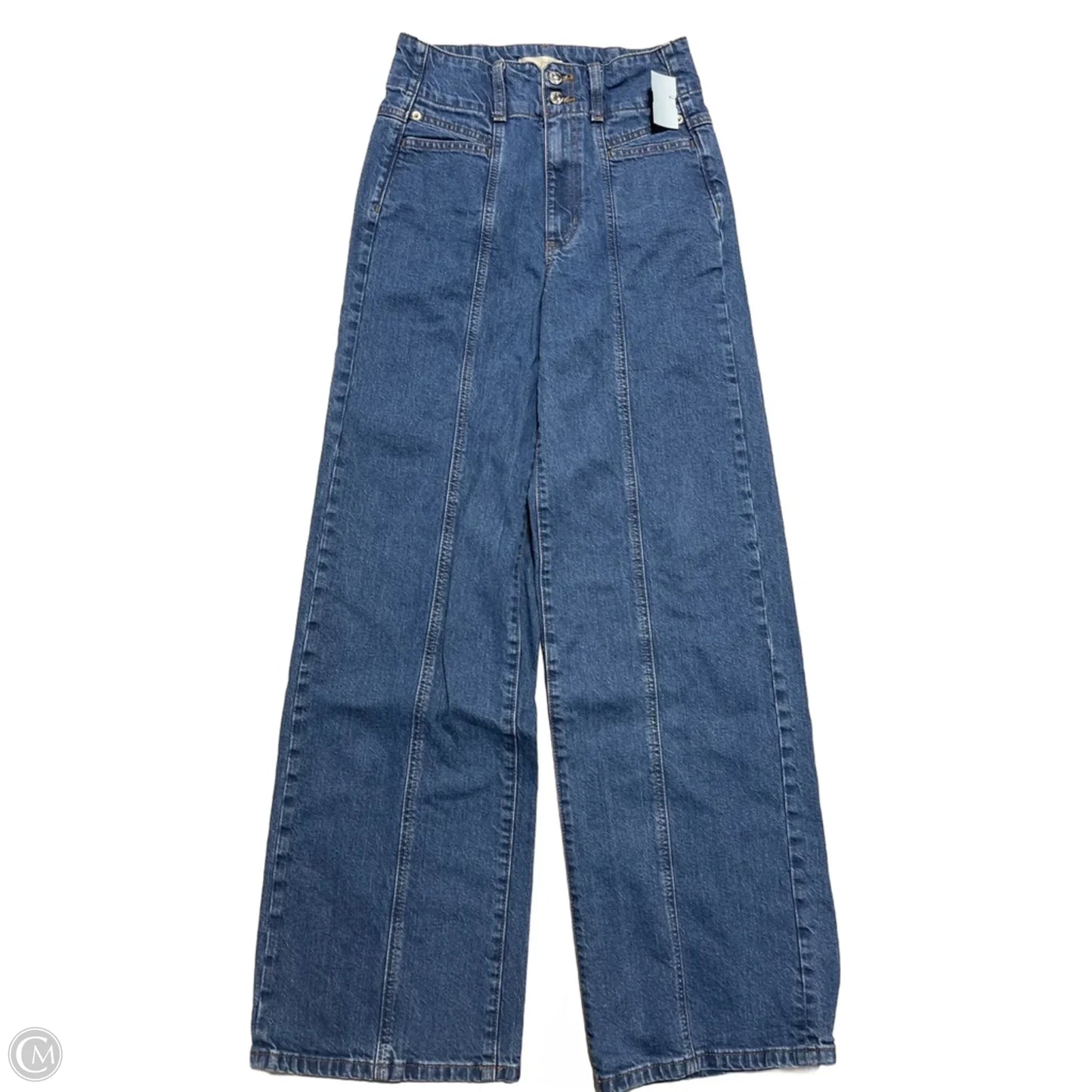 Jeans Wide Leg By Universal Thread In Blue Denim, Size: 4