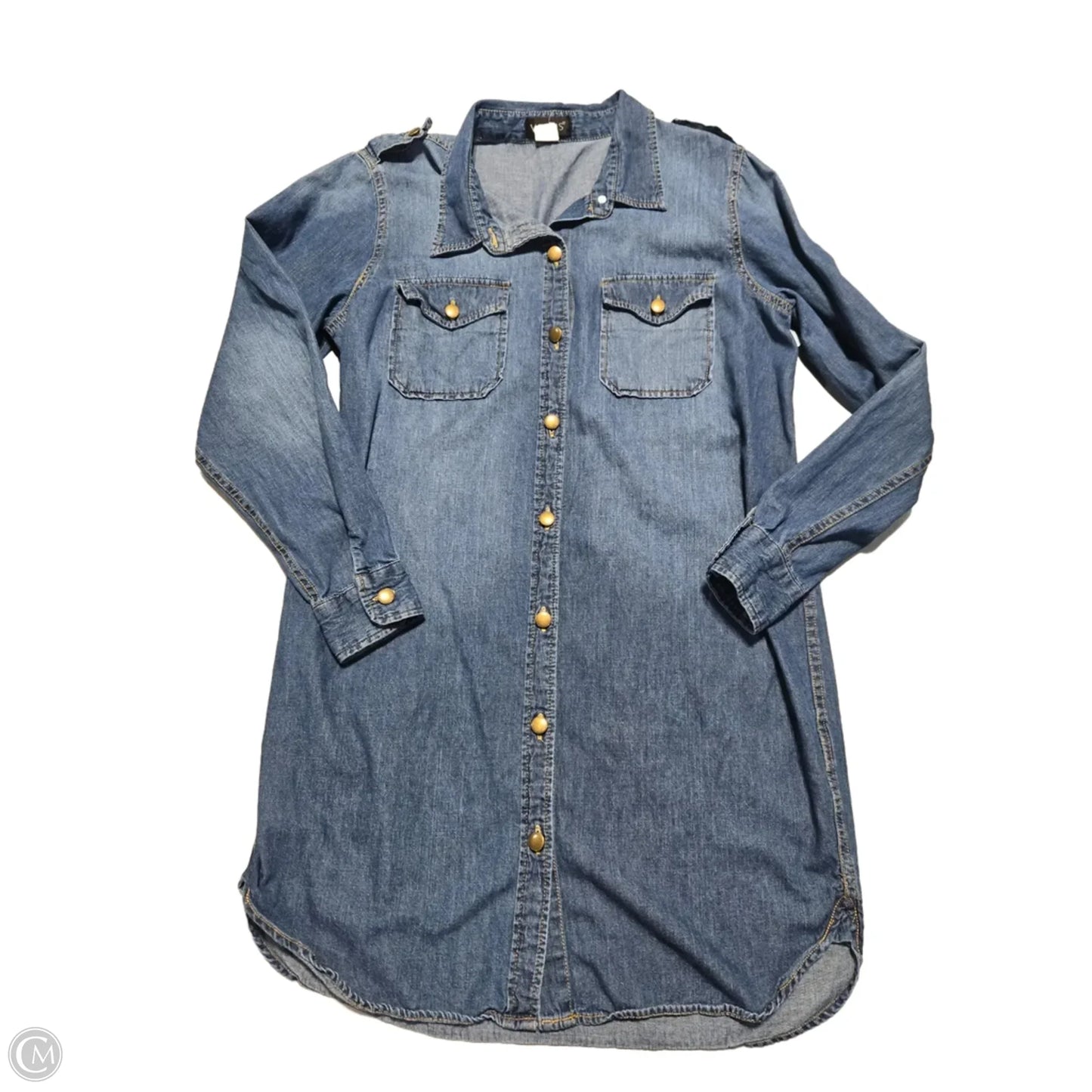 Dress Casual Short By Venus In Blue, Size: L