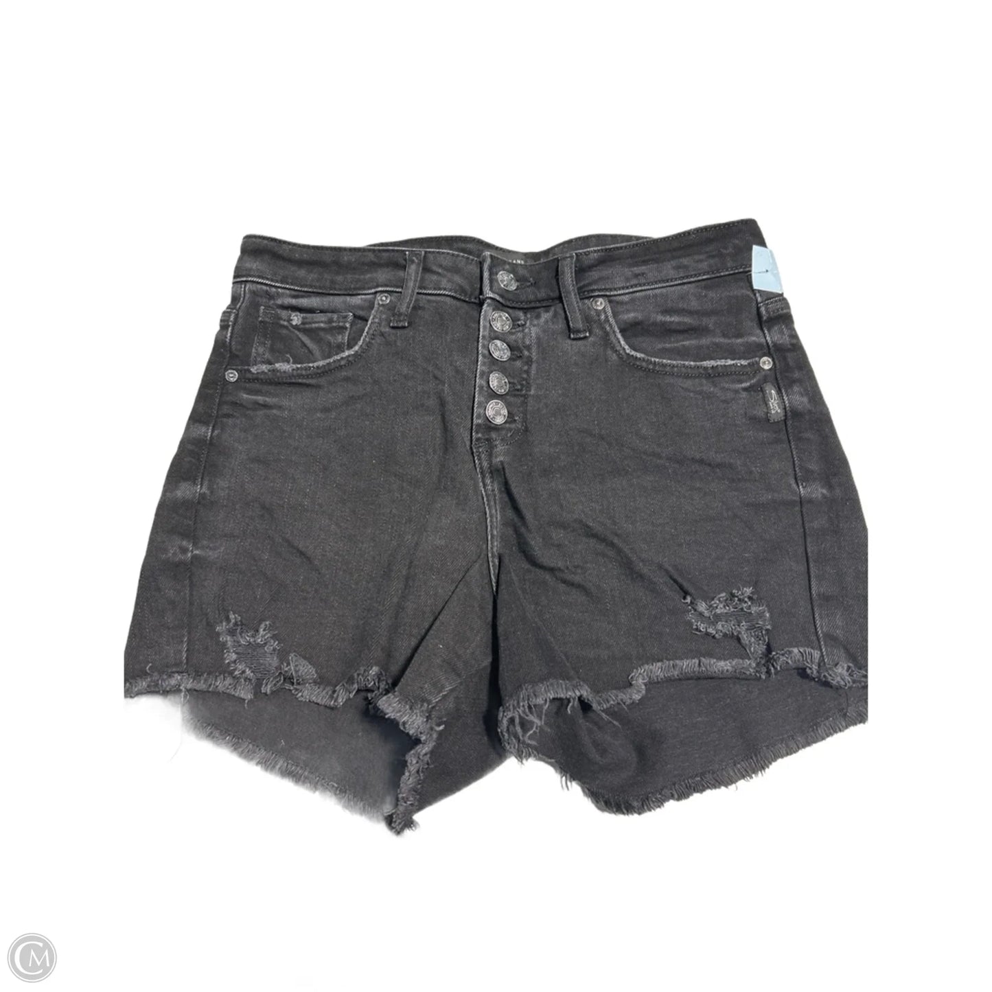 Shorts By Silver In Black Denim, Size: 6