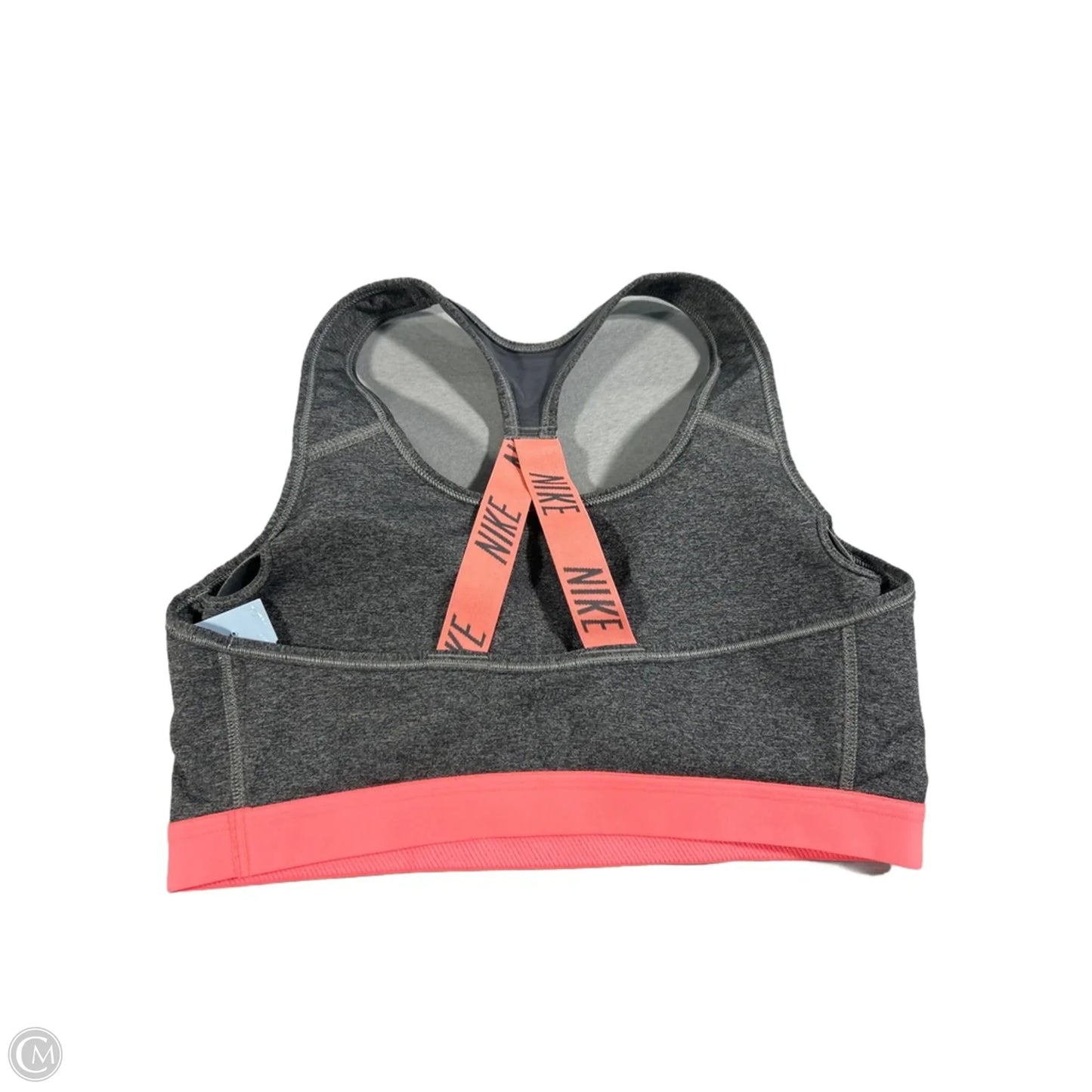 Athletic Bra By Nike In Grey, Size: L