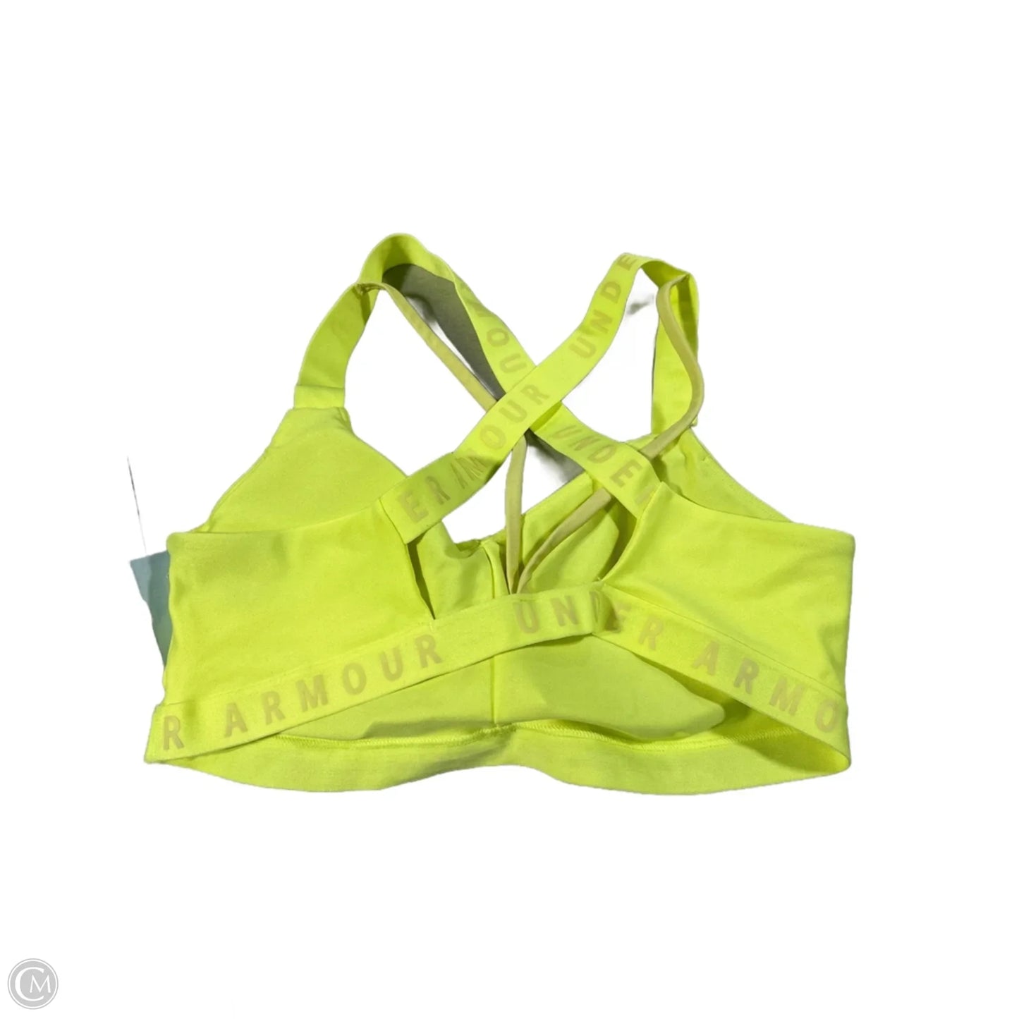 Athletic Bra By Under Armour In Yellow, Size: L