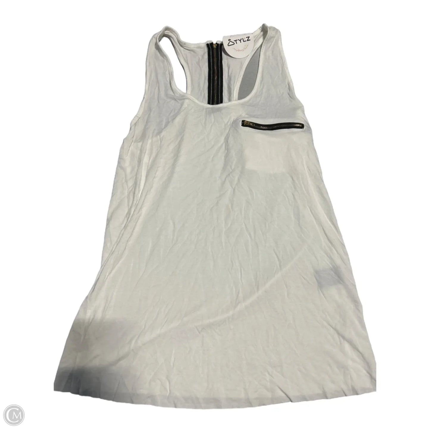 Tank Top By Pol In White, Size: M