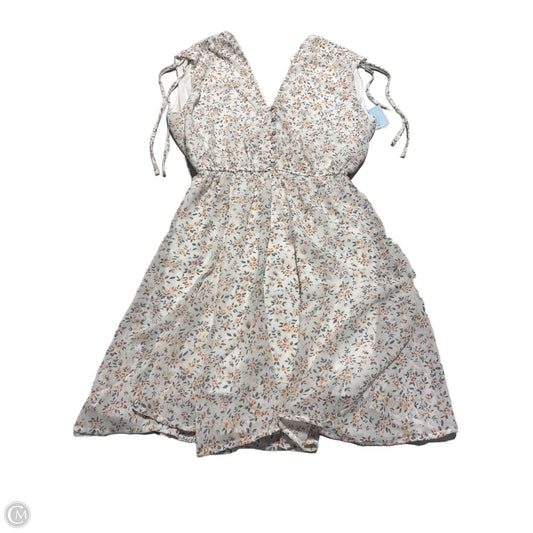 Dress Casual Short By She + Sky In Floral Print, Size: M