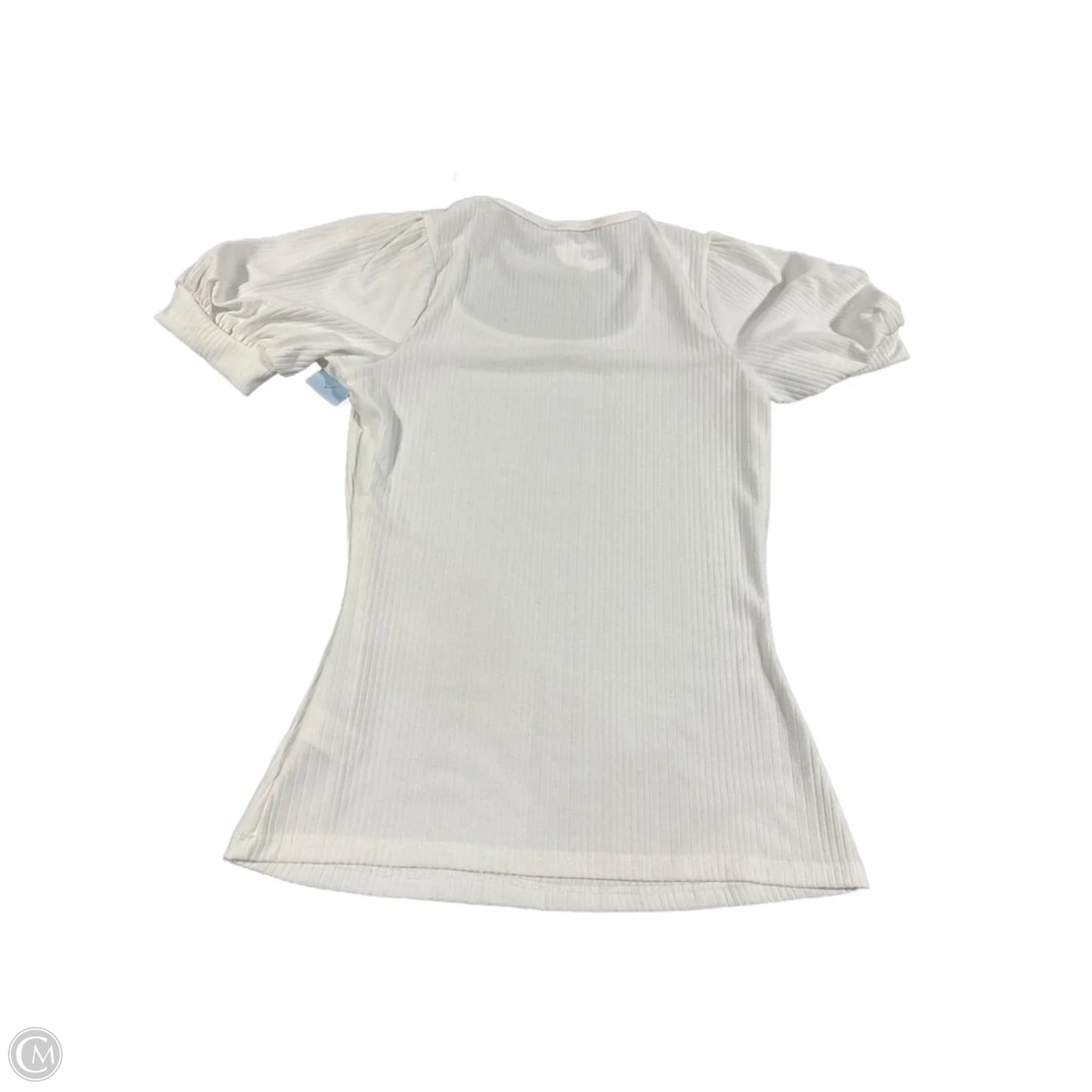 Top Short Sleeve By Staccato In White, Size: S