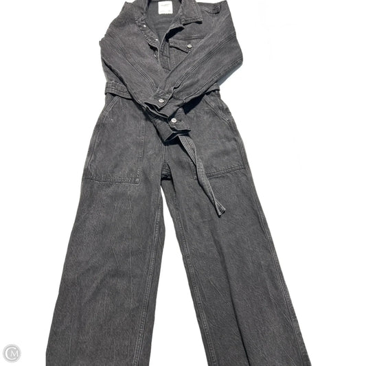 Jumpsuit By Abercrombie And Fitch In Black Denim, Size: Xsp