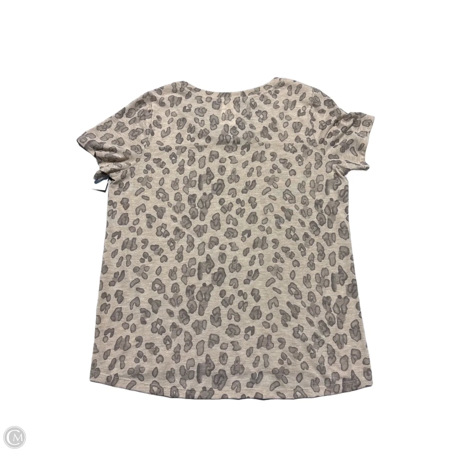 Top Short Sleeve By Tribal In Animal Print, Size: L