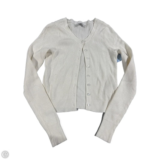 Cardigan By Abercrombie And Fitch In Cream, Size: Xs