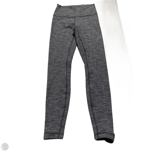 Athletic Leggings By Lululemon In Grey, Size: 6