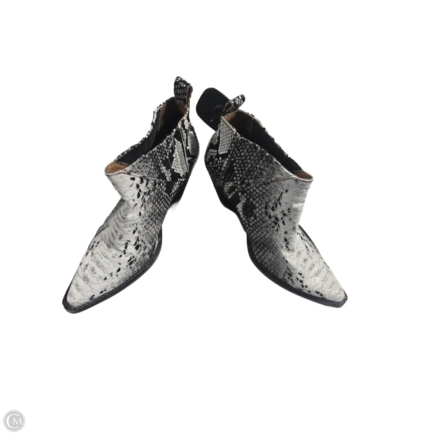 Boots Western By Jeffrey Campbell In Snakeskin Print, Size: 7