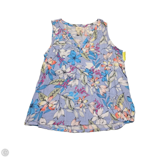 Tank Top By St Johns Bay In Floral Print, Size: Xxl