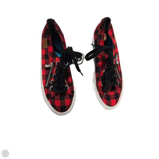 Shoes Flats By Blowfish In Plaid Pattern, Size: 7