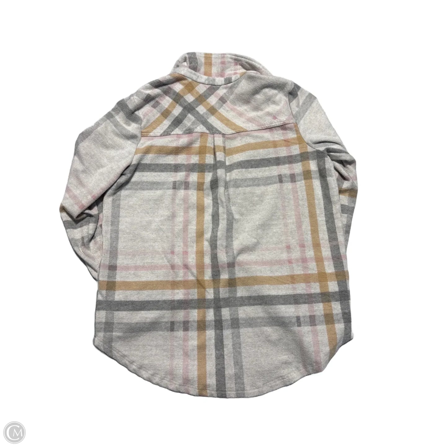 Top Long Sleeve By Altard State In Plaid Pattern, Size: M