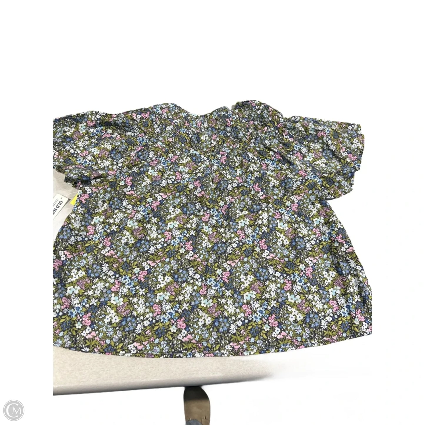Top Short Sleeve By Old Navy In Floral Print, Size: Xl