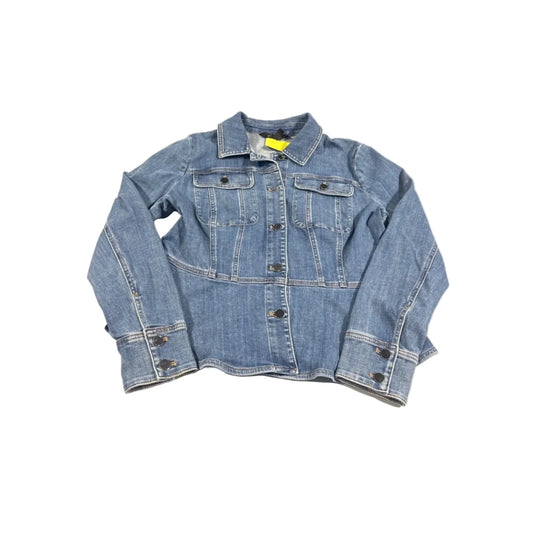 Jacket Denim By White House Black Market In Blue Denim, Size: L