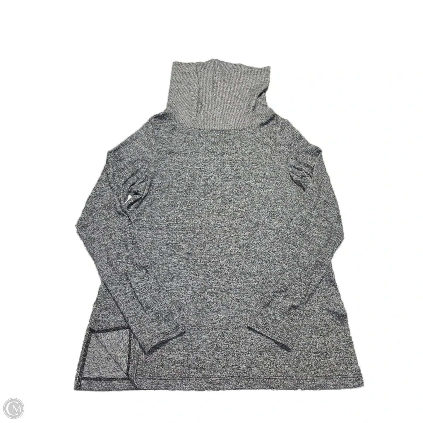 Top Long Sleeve By Max Studio In Grey, Size: S