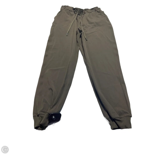 Athletic Pants By Lululemon In Green, Size: 10