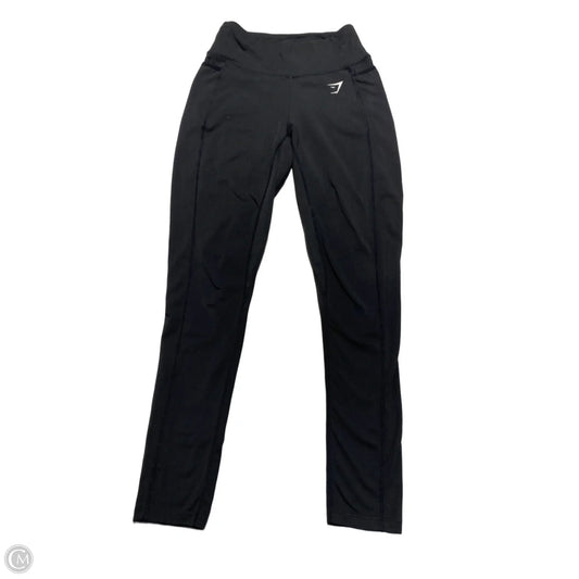 Athletic Leggings By Gym Shark In Black, Size: M