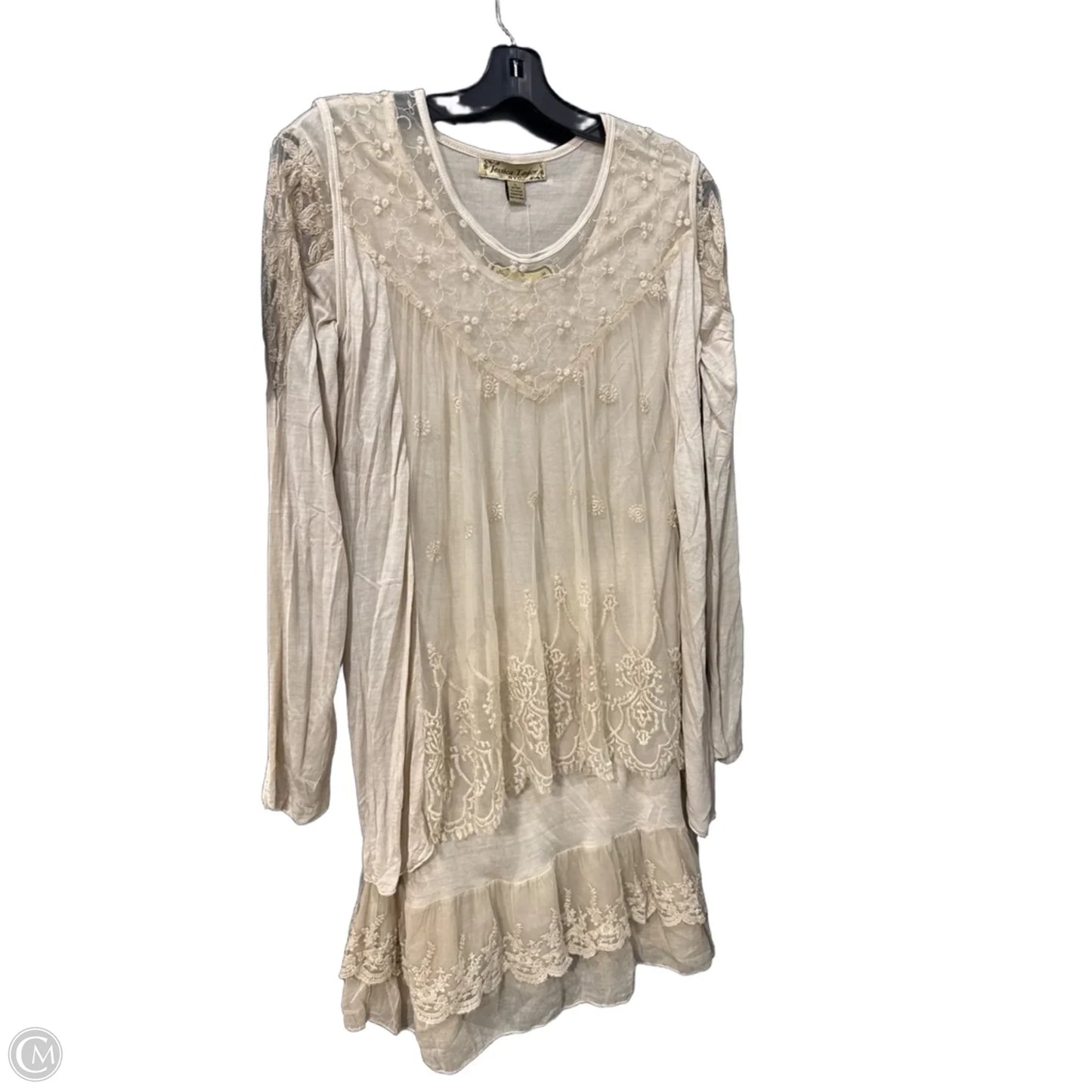 Dress Casual Short By Cme In Tan, Size: S