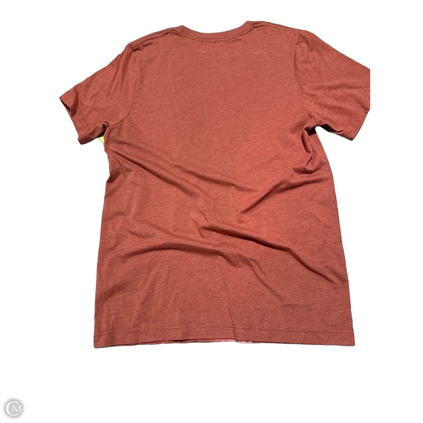Top Short Sleeve Basic By Cmf In Brown, Size: M