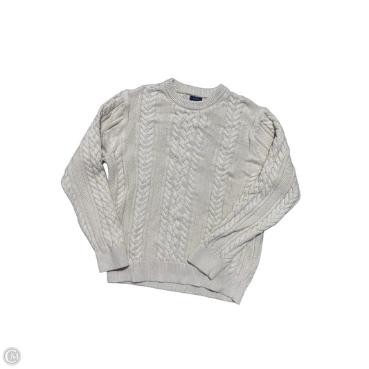 Sweater By J. Crew In Cream, Size: L