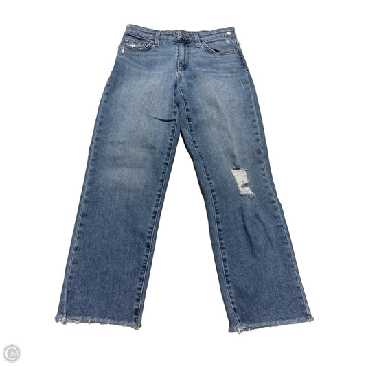 Jeans Cropped By Joes Jeans In Blue Denim, Size: 2
