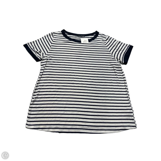 Top Short Sleeve Basic By Staccato In Striped Pattern, Size: Xl