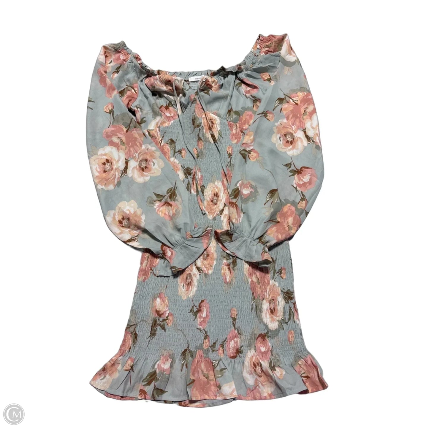 Dress Casual Short By Timing In Floral Print, Size: S