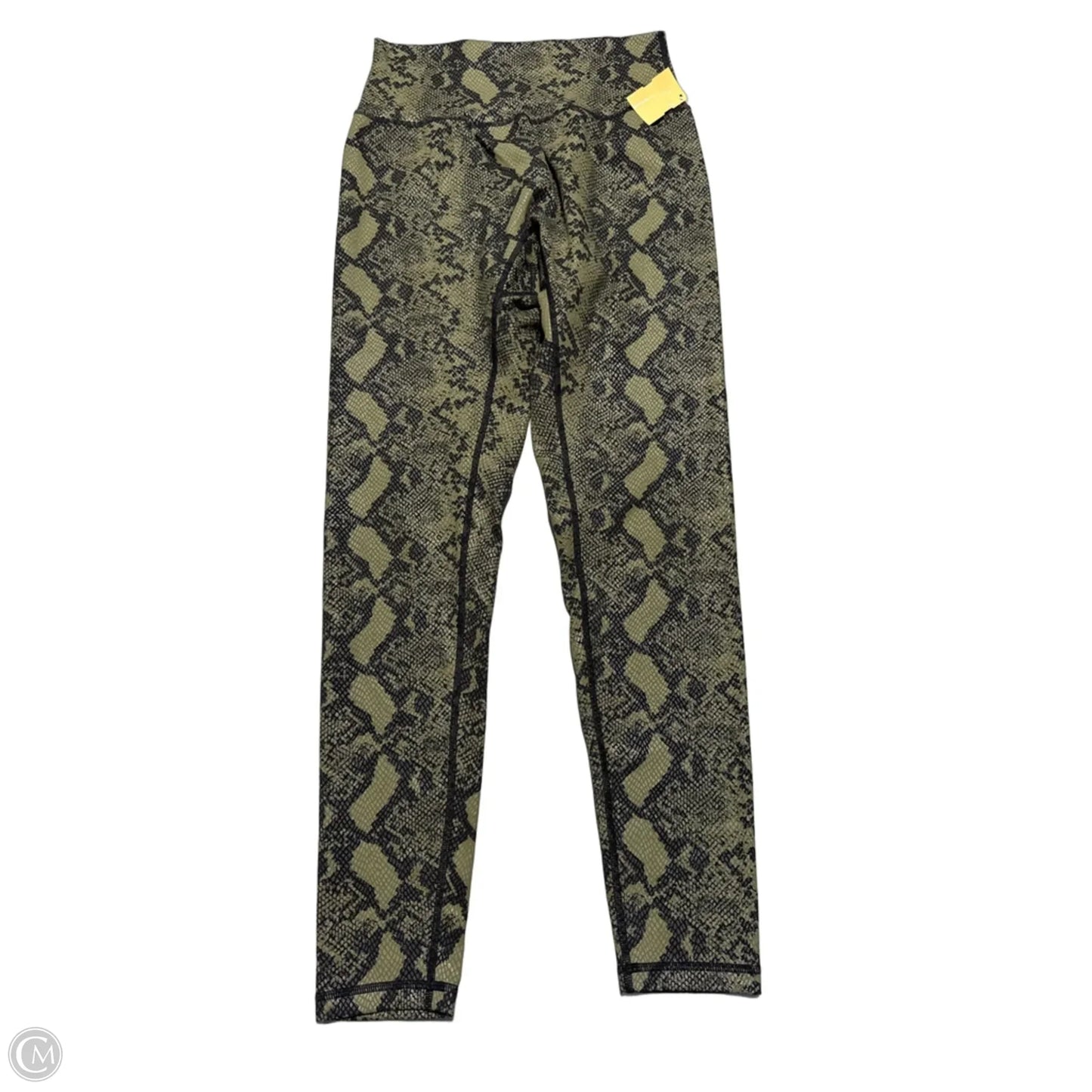 Athletic Leggings By Cmb In Snakeskin Print, Size: M