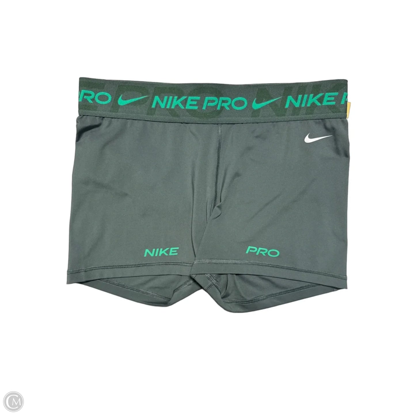 Athletic Shorts By Nike In Green, Size: L