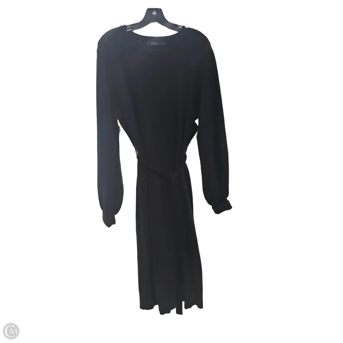 Dress Casual Midi By Cmc In Black, Size: Xl