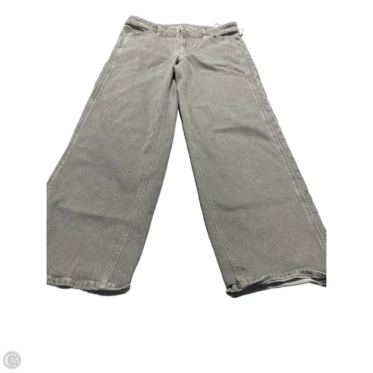 Jeans Wide Leg By American Eagle In Grey Denim, Size: 14l
