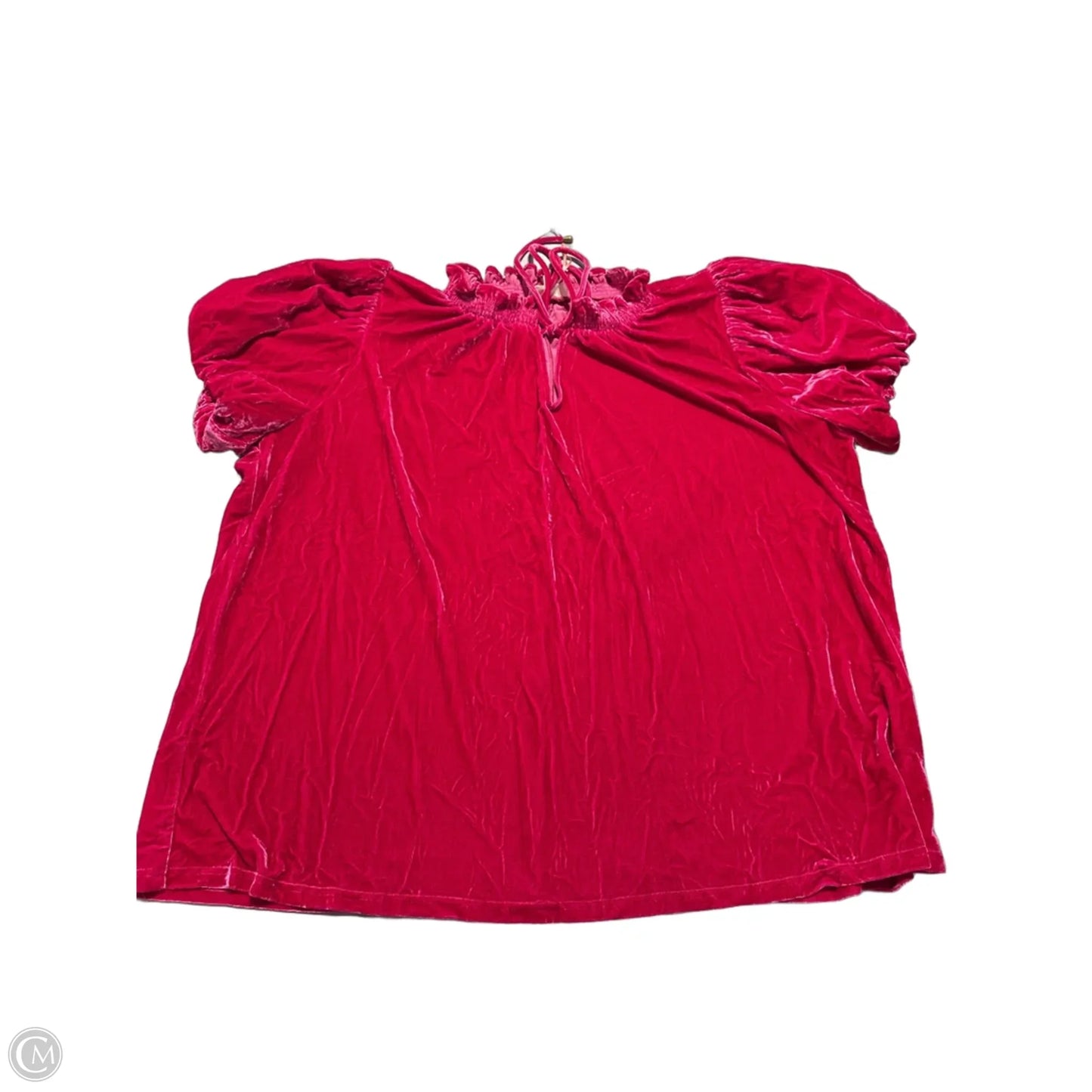 Top Short Sleeve By Entro In Pink, Size: 2x