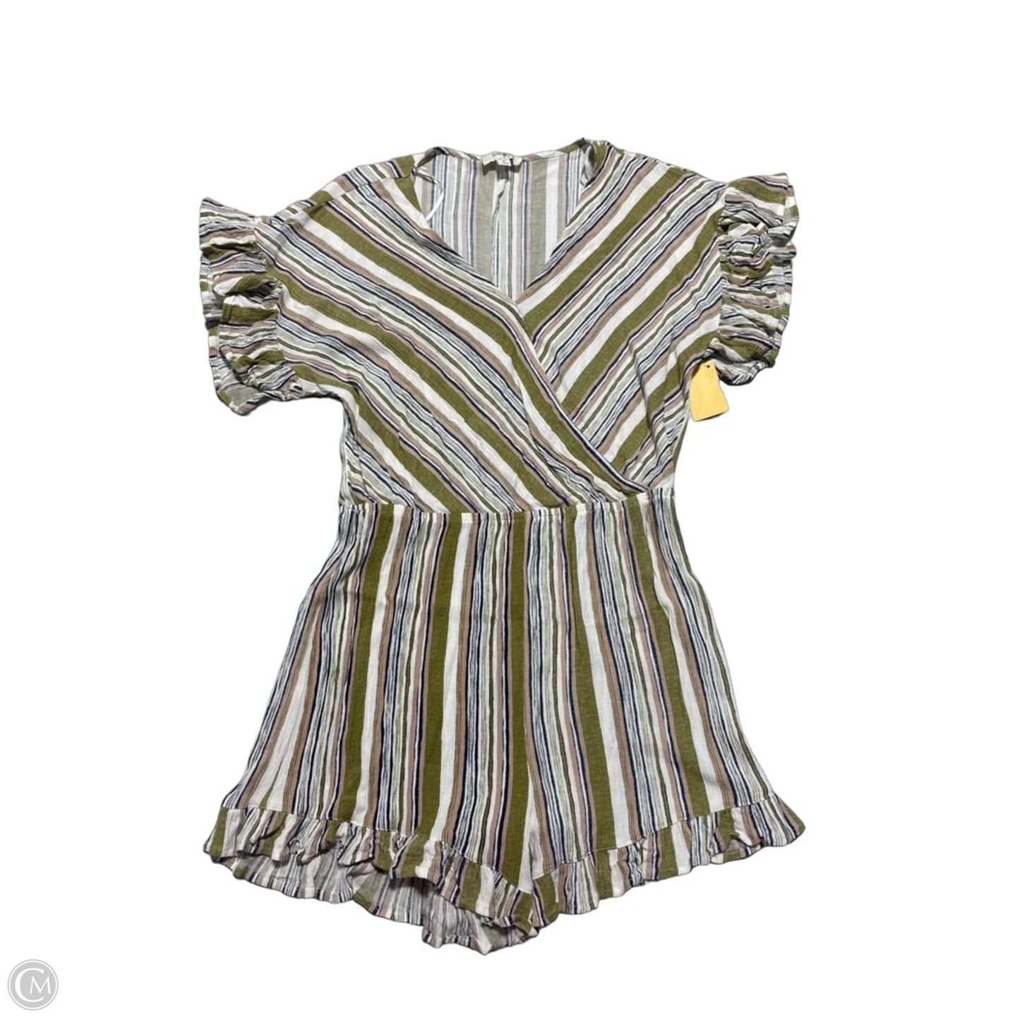 Romper By Umgee In Striped Pattern, Size: M
