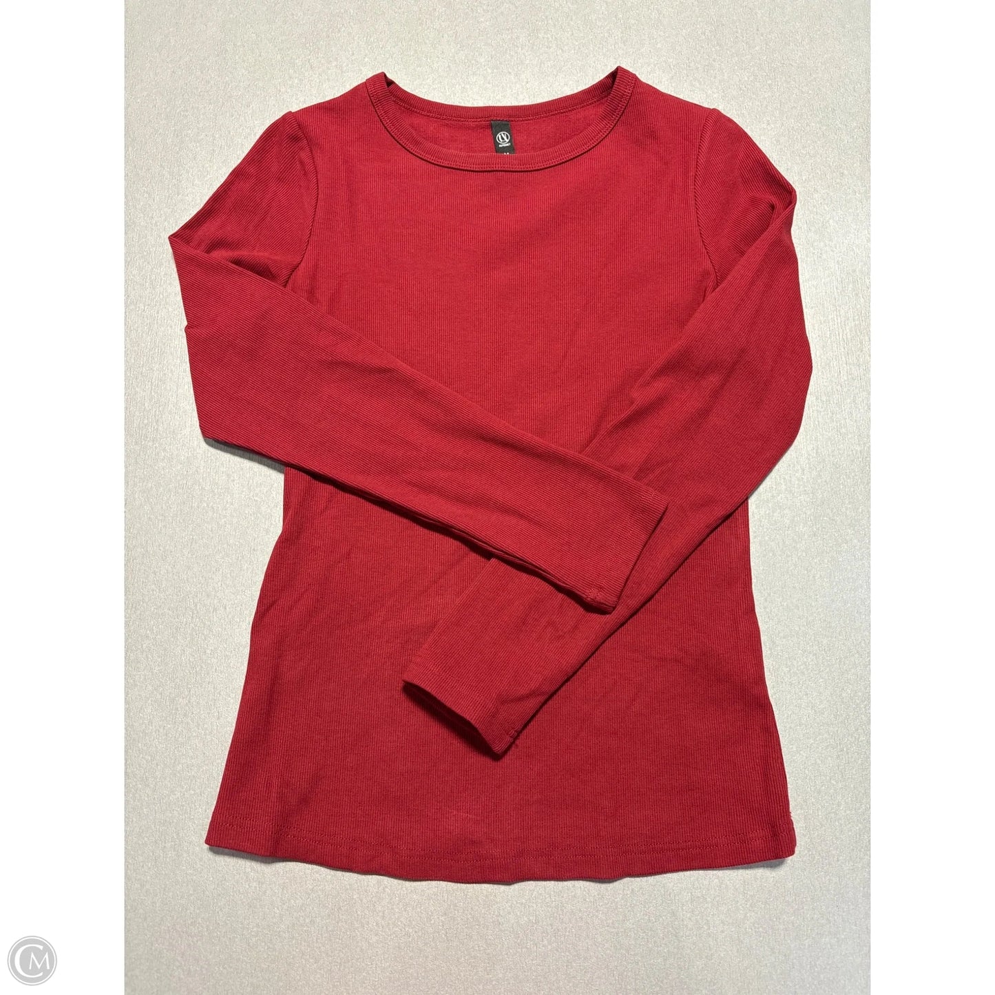 Top Long Sleeve Basic By Automet In Red, Size: M
