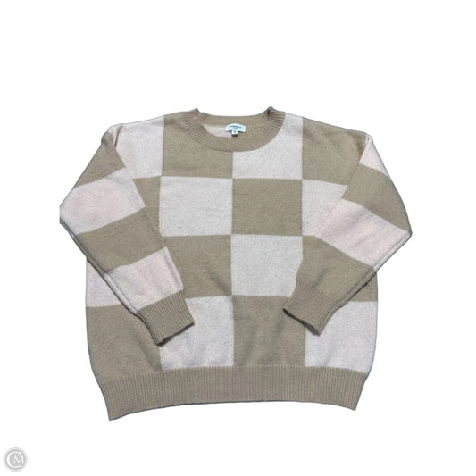 Sweater By Anniewear In Pink & Tan, Size: M